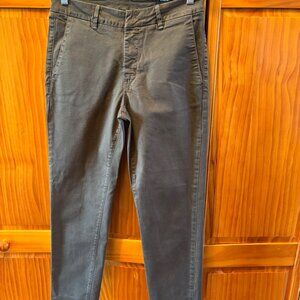 Vince Tan Cotton Stretch Pants Size 28